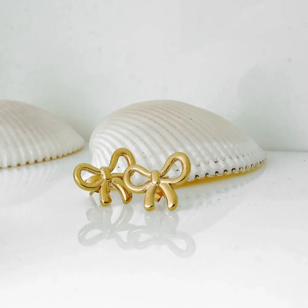 Graceful Bow Earring