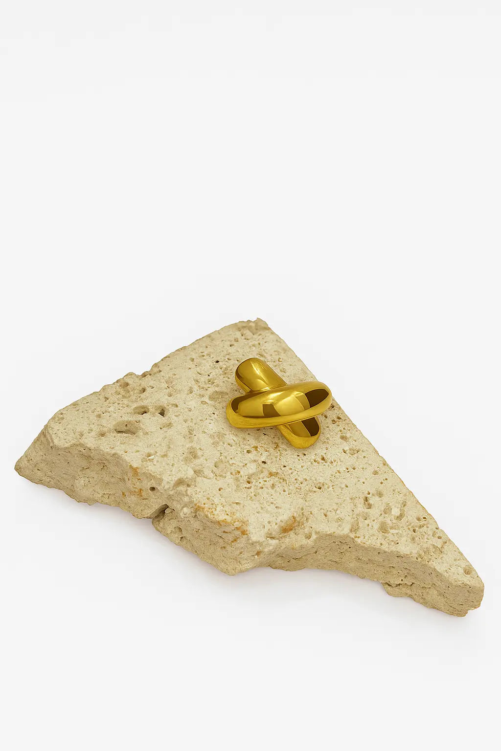 Golden Crossover Studs