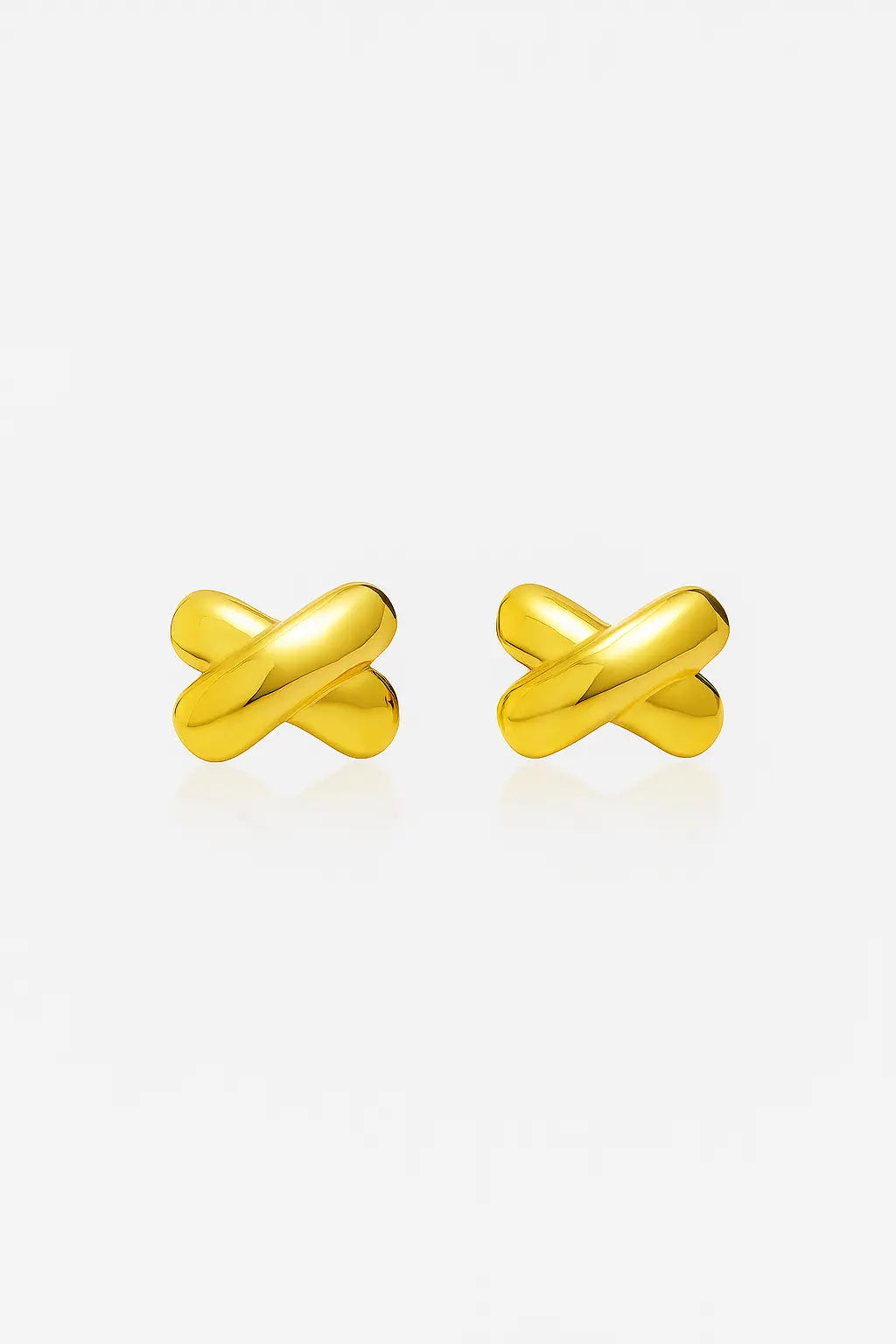 Golden Crossover Studs