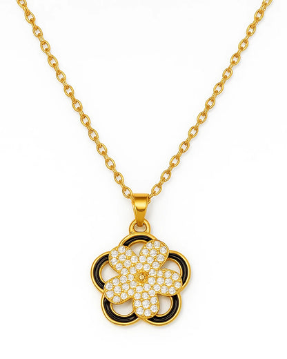 Gold Flower Neckpiece