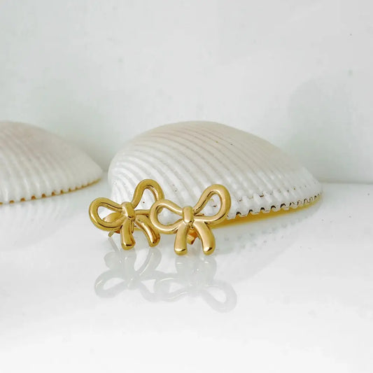 Graceful Bow Earring