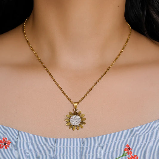 Sun Flower Neckpiece